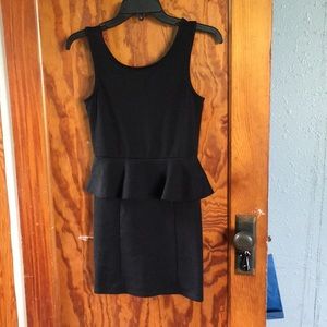 American Eagle Little Black Peplum Dress